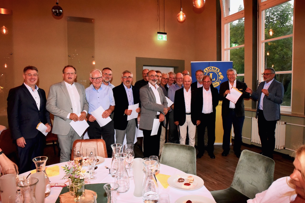 Ehrungen für langjährige Mitgliedschaft im Lions Club Tauberbischofsheim