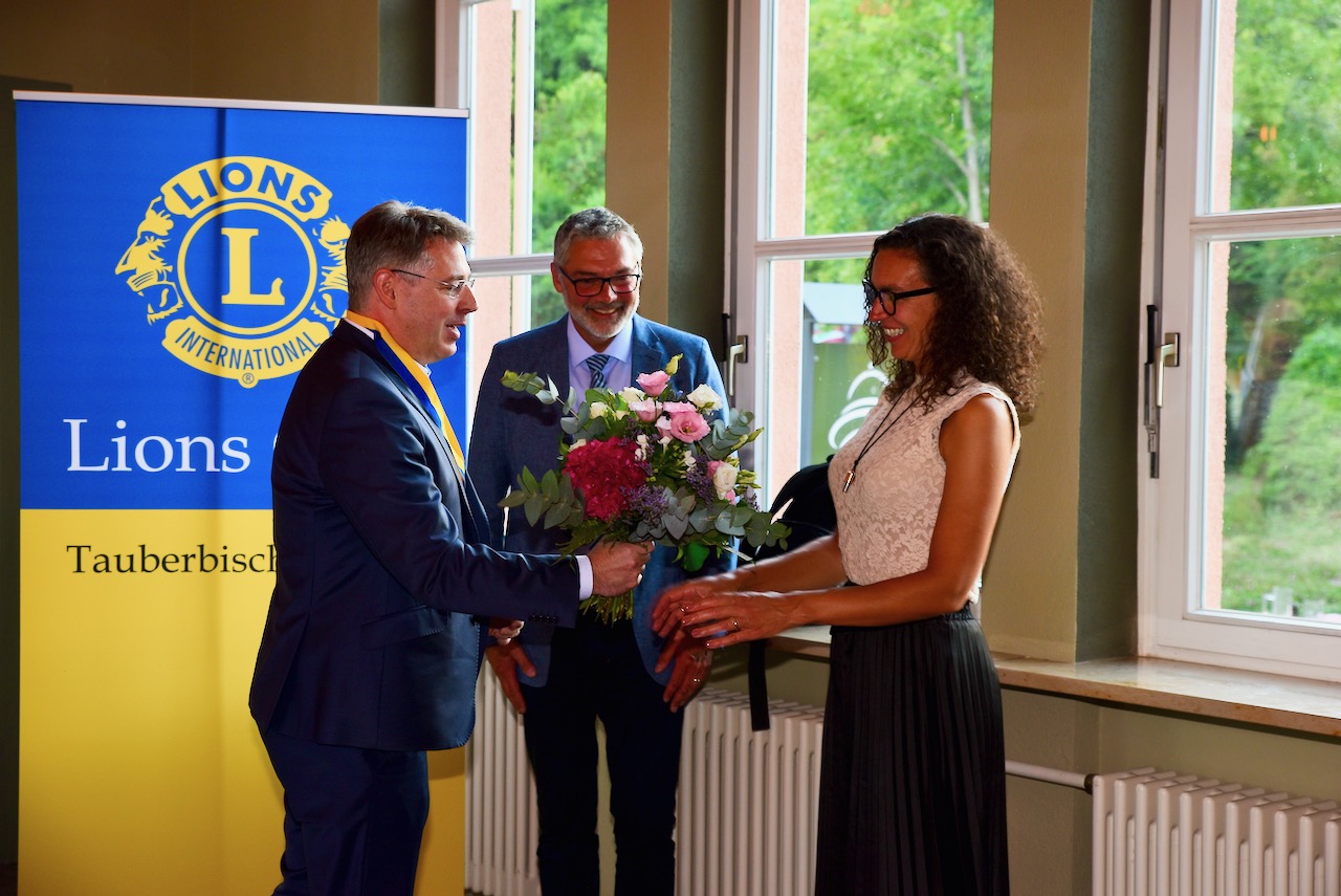 Der Past Präsident Oliver Sitko mit Frau
